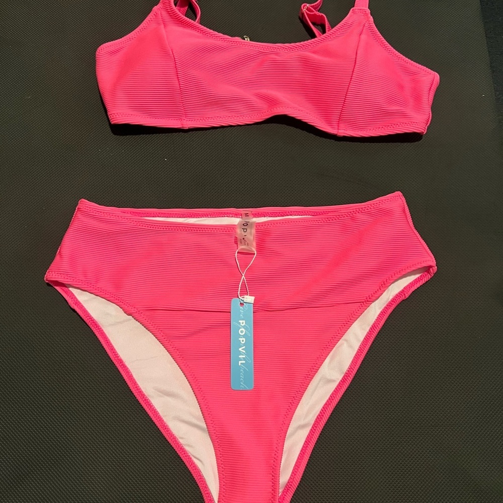 Vibrant Pink Bikini Set
